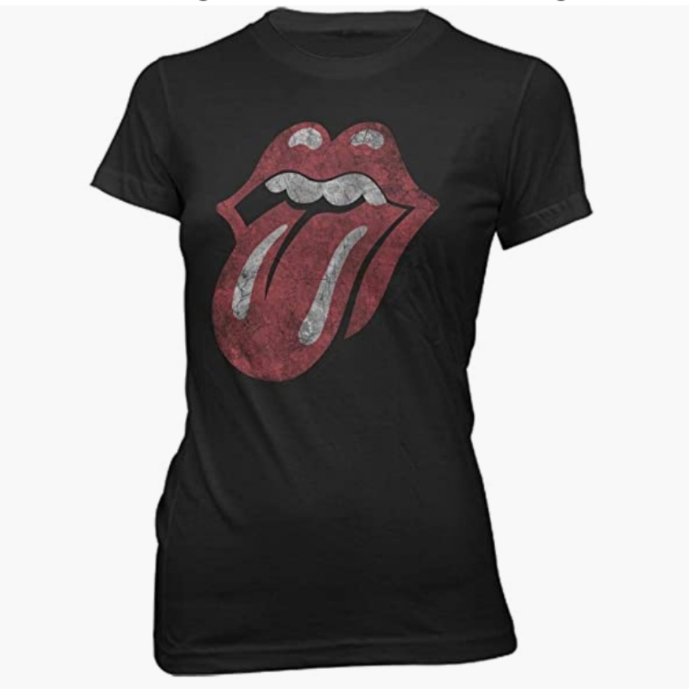 MUST GO! NEW! Distressed Rolling Stones Tee